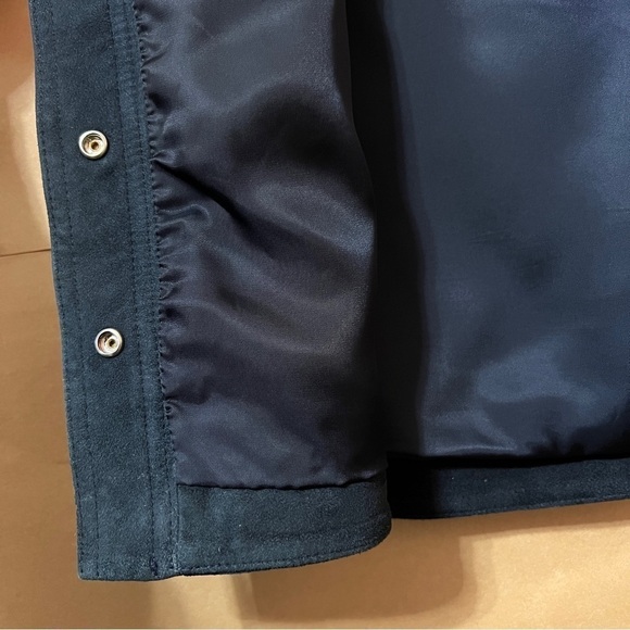 Rag & Bone | Siggy Goat Leather Snap Button Front Mini Skirt Lamb Leather Size 4 - Picture 9 of 14